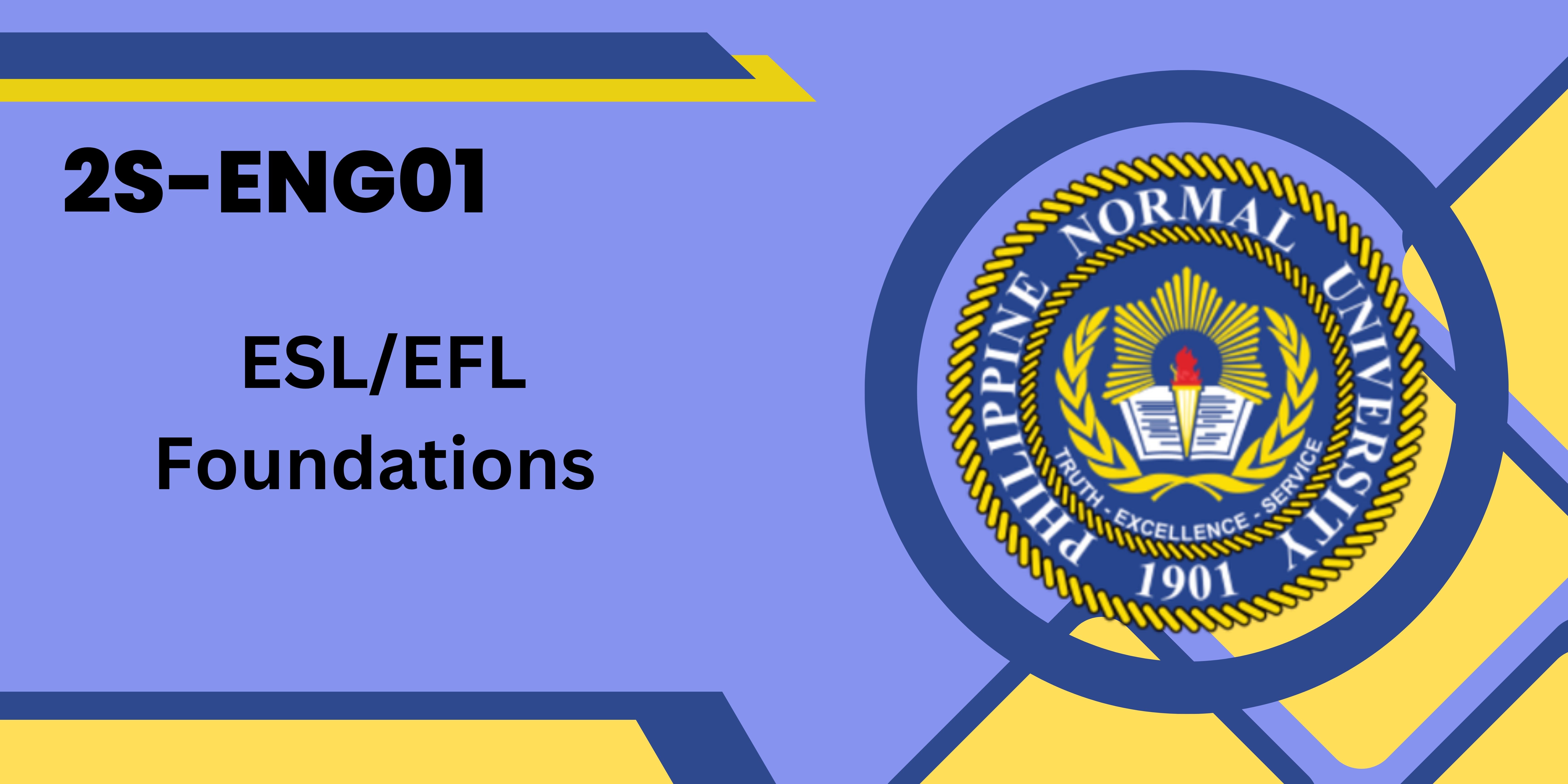 2S-ENG01 - ESL/EFL FOUNDATIONS