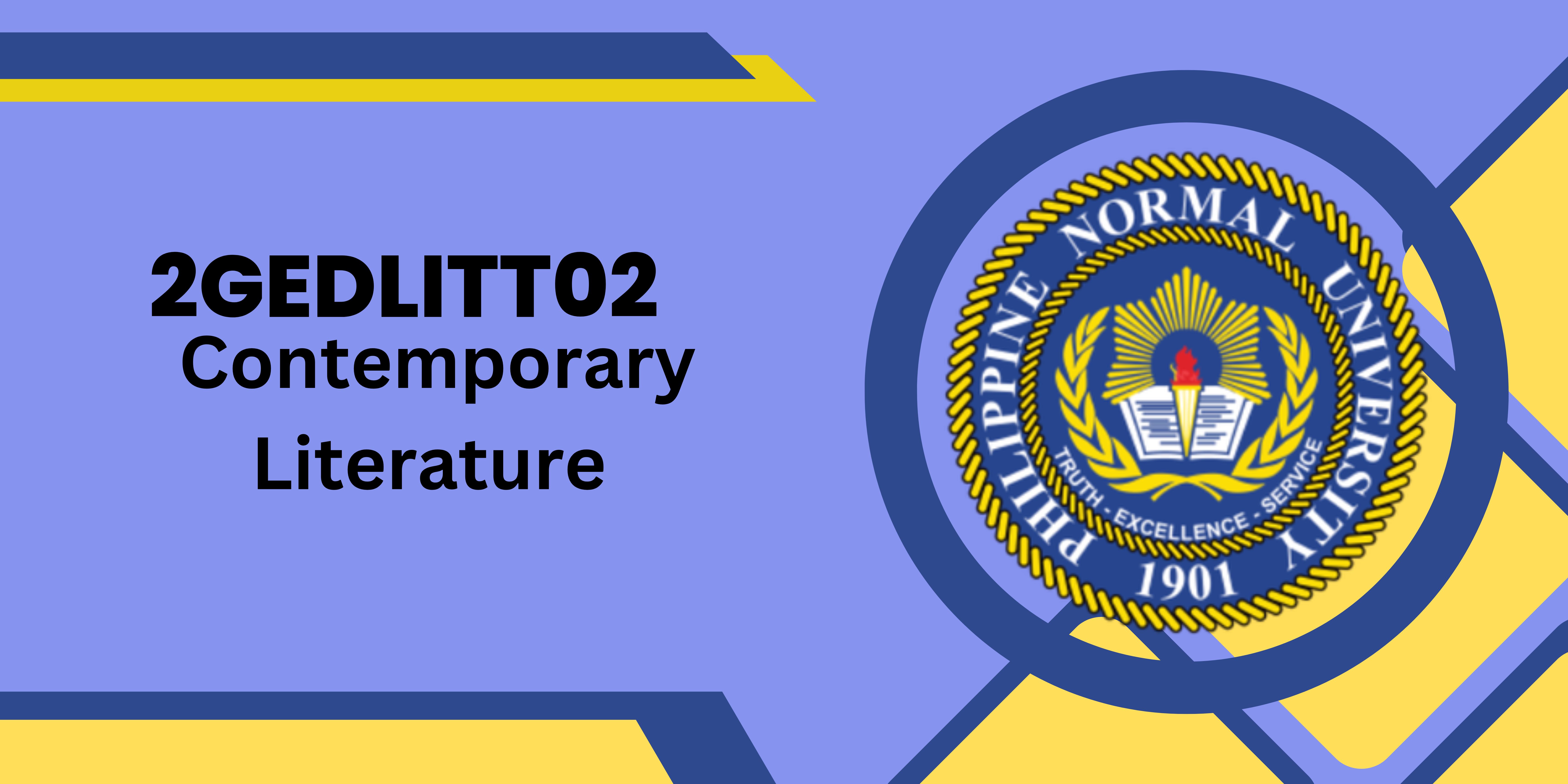 2GED-LITT02 CONTEMPORARY LITERATURE