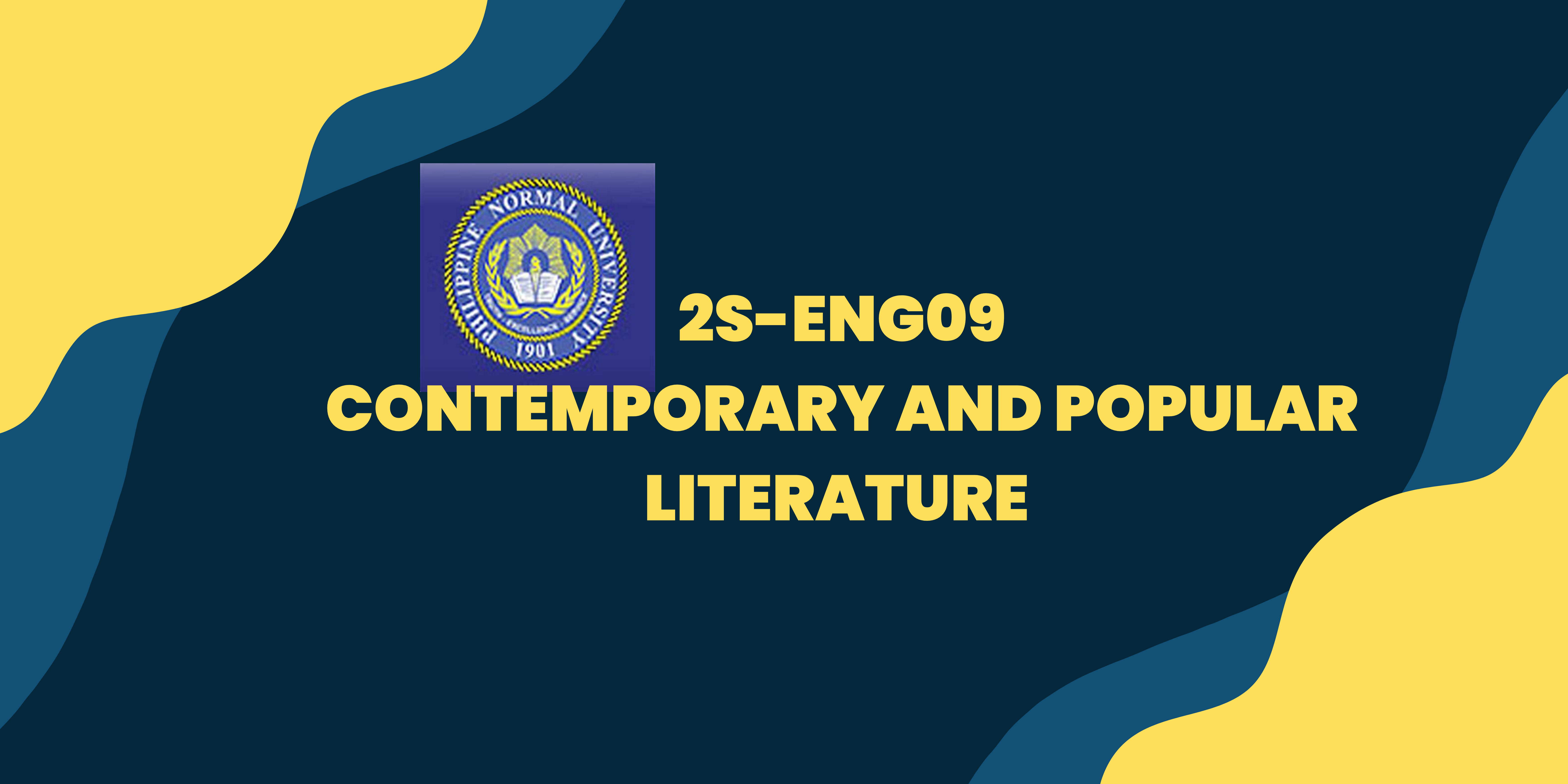 CONTEMPORARY AND POPULAR LITERATURE