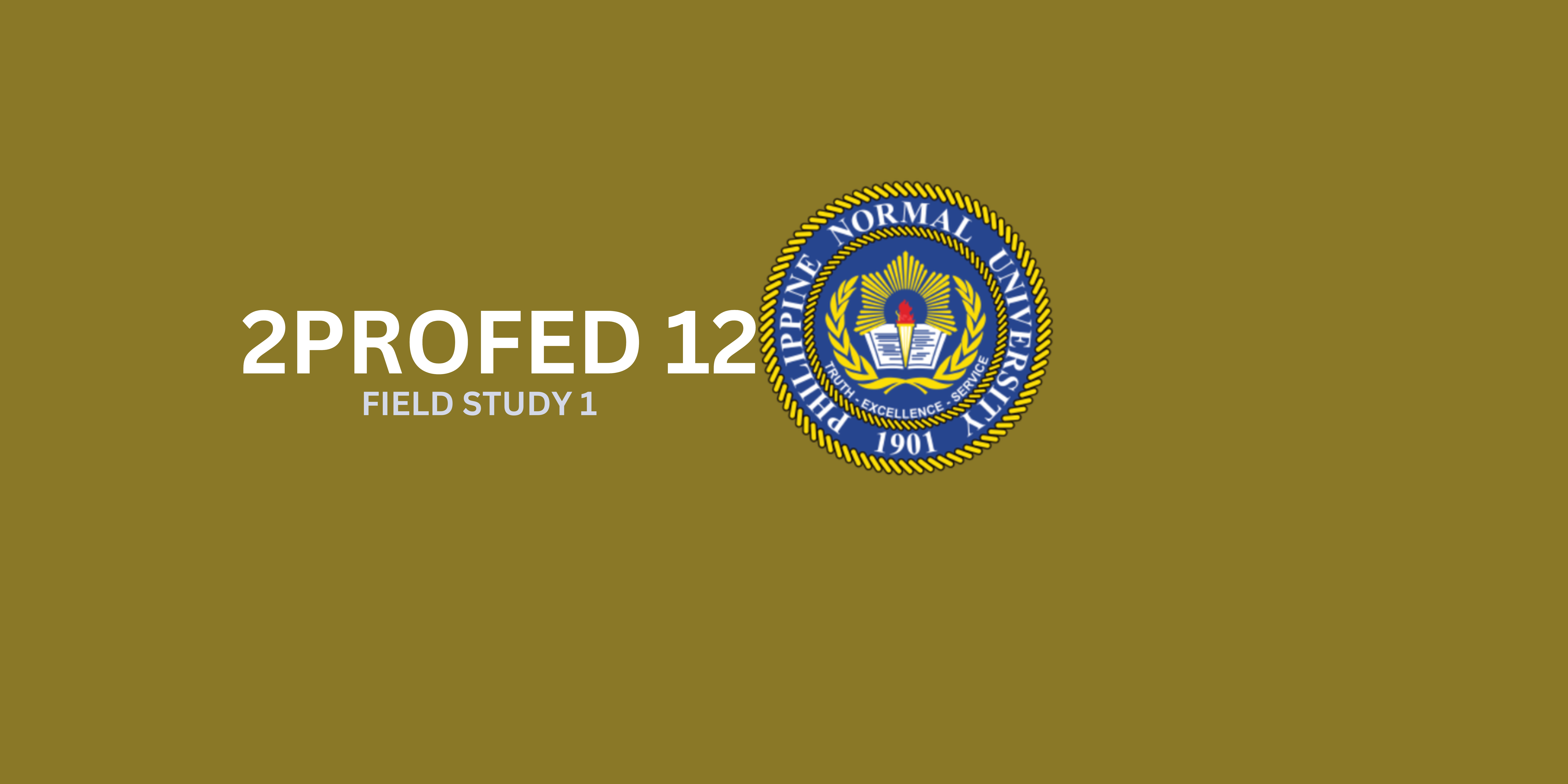 2PROFED12 FIELD STUDY 1