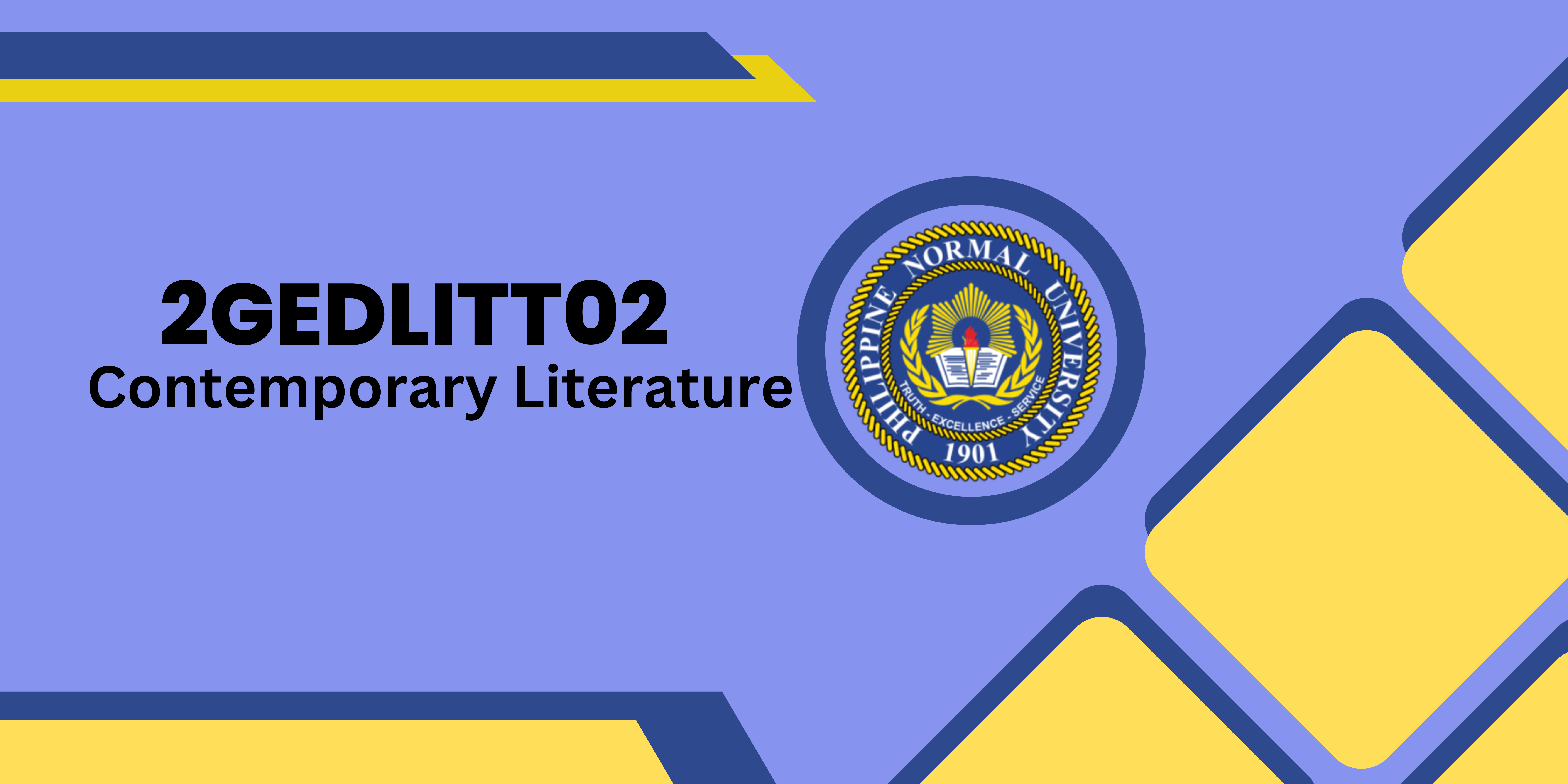 2GED-LITT02 CONTEMPORARY LITERATURE