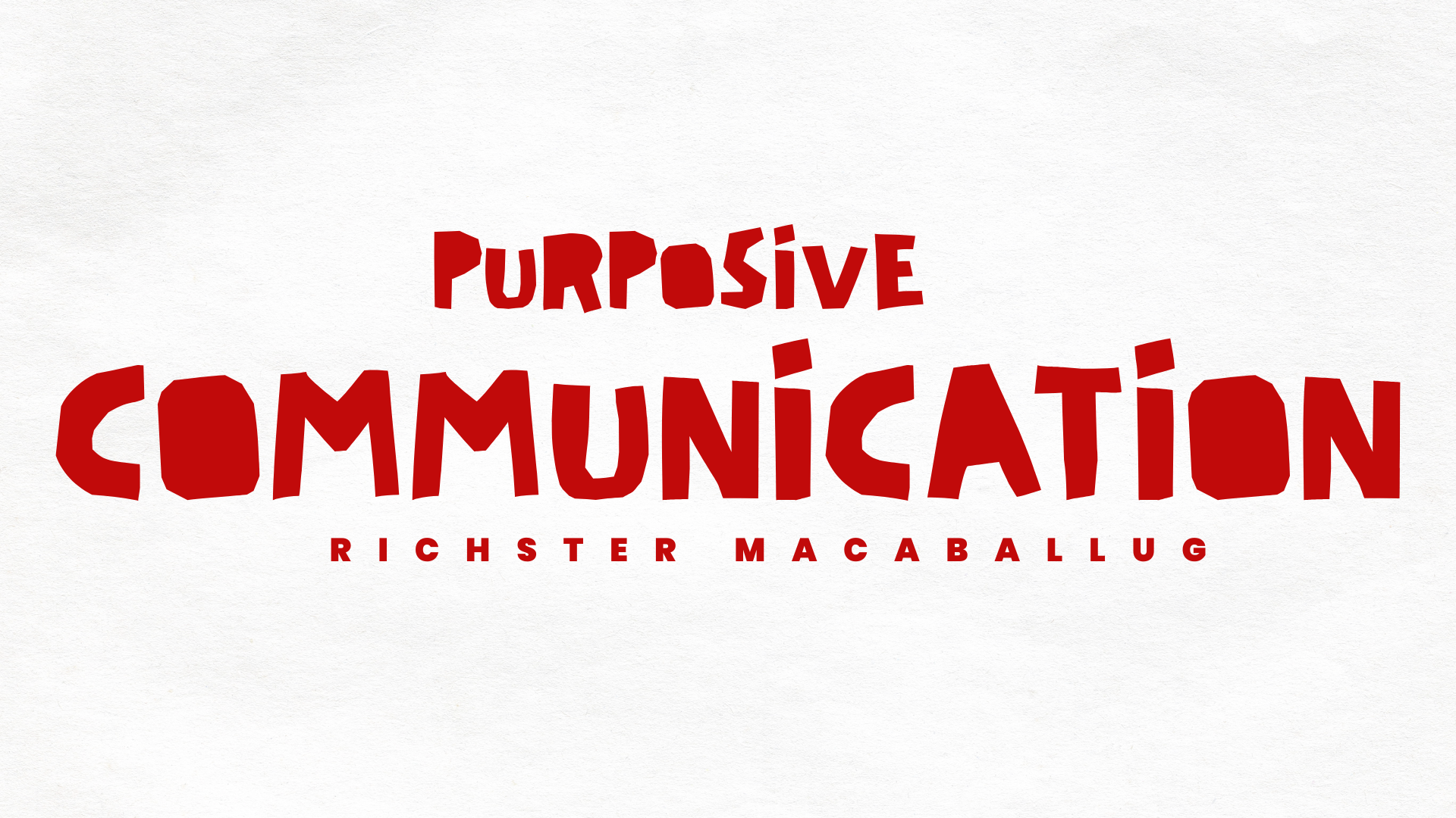 TGED06 PURPOSIVE COMMUNICATION